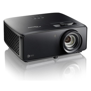 O.ptoma UHZ768 4K UHD Dual Laser HDR10+ <b>Projector</b> <b>With</b> 95% DCI-P3 Color Filmmaker Mode Android <b>3D</b> Ready-Premium Home UHZ768 4K U - Product Image 1