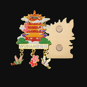 Imanes de Nevera Metálicos Creativos de la Serie Ciudad Personalizada, Imanes de Nevera con Logotipo Exclusivo, Imanes de Nevera Personalizados, Decoración de Nevera, Regalos Navideños - Product Image 2