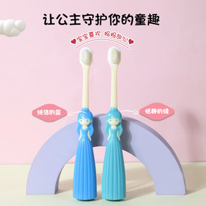 Cepillos de Dientes de Princesa Súper Suaves y Lindos al por Mayor para Niños de 3 a 12 Años, Cepillo de Dientes de Cerdas Suaves para Niñas - Product Image 5