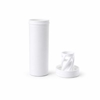 Tube cylindrique en plastique hermétique pour comprimés effervescents avec couvercle déshydratant pour emballage de compléments alimentaires, qualité alimentaire, directement de l'usine