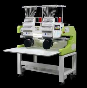 FUJA High Speed Computer Digital 2 Heads Embroidery <b>Machine</b> Price with 2 Heads 12 & 15 Needles - Product Image 1