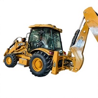 JCB 3CX Skid Steer Loader Backhoe Loader Bekas 4 Ton Mesin Motor 92KW Tenaga 2016 Model Bersertifikasi EPA & CE