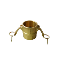 Raccord Camlock en laiton A-BR de 2 pouces, filetage BSPP/NPT, forgé et sablé, résistant à l'huile 0,1-1,6 Mpa