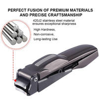 Nouveau coupe-ongles professionnel robuste sans éclaboussure coupe-ongles pointu de voiture avec attrape-ongles en acier inoxydable pour hommes