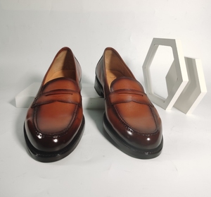 Trendy Echte Koe Lederen Zakelijke Schoenen Heren Goodyear Italiaanse Loafers Schoenen Voor Heren Luxe Casual Heren Jurk Schoenen & Oxford - Product Image 1