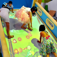 Système de projection interactive au sol pour enfants : jeu de projecteur de diapositives AR pour aire de jeux