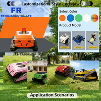 Tondeuse à gazon tout-terrain, tondeuse à gazon électrique, robot tondeuse à gazon télécommandé, tondeuse à gazon robotisée pour jardin, tondeuse à gazon télécommandée