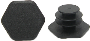 Empuñaduras de BMX que absorben los impactos UFOR UG‑602, cómodas empuñaduras hexagonales, empuñadura de goma resistente para BMX para conducción de estilo libre - Product Image 5