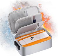 Caja de documentos de fibra de vidrio ignífuga multicapa Accesorio de almacenamiento esencial para trabajadores de oficina para gestión segura de documentos
