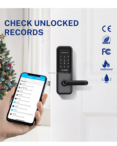 Cerradura Inteligente Liliwise Tuya App TTLock WiFi sin Llave, Cerradura Digital Biométrica con Huella Dactilar, Resistente al Agua - Product Image 2
