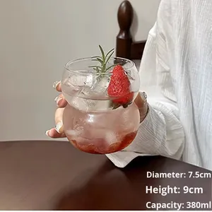 Ly thủy tinh sữa dung tích lớn bán buôn, thiết kế đơn giản, dùng cho sữa chua, ngũ cốc, cà phê, sữa, đồ uống dễ thương, sản xuất bởi nhà máy. - Product Image 6
