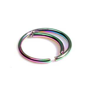 Anillos de Nariz Multiusos Sin Perforación, Anillos Personalizados de Acero Inoxidable para <span class=keywords><strong>Labio</strong></span>, Hélix, Cartílago de la Oreja, Anillo de Nariz con Forma de Luna - Product Image 6