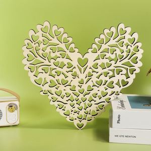 Decoración de Corazón de Madera para el Día de San Valentín, Corazón Colgante de Madera para Manualidades Infantiles, Decoraciones Creativas para Pintar, Venta al Por Mayor, Dropshipping - Product Image 3