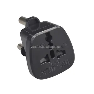 CE approved 3 round pin plug adapter universal socket to South Africa plug 15A 250V with protective door