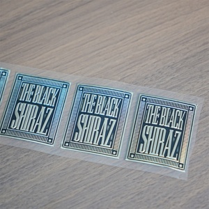 Tái Sử Dụng Tùy Chỉnh Cao Cấp Vàng Nhôm Lá Kim Loại Nhãn Rượu Vang Rượu Nổi Debossed Đóng Gói Độ Bám Dính Nước Giải Khát Bia Bao Bì - Product Image 4