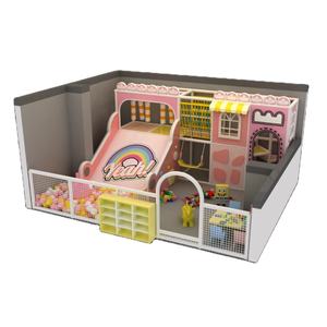 Fabricación de equipos de juegos infantiles de interior suaves para niños pequeños <span class=keywords><strong>con</strong></span> <span class=keywords><strong>piscina</strong></span> de bolas, tobogán, columpio, <span class=keywords><strong>casa</strong></span> de juegos y bloques de construcción. - Product Image 1