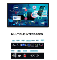 Kiosque d'intérieur commercial Moniteur tactile LCD de 15.6 à 24 pouces Supports de sol en libre-service pour ascenseur Kiosque de commande à écran tactile