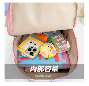 BoTu Kawaii Baby tre zaino Cartoon scuola materna zainetto per bambini di 3-6 anni Casual ragazzi ragazze borsa a scuola - Product Image 6