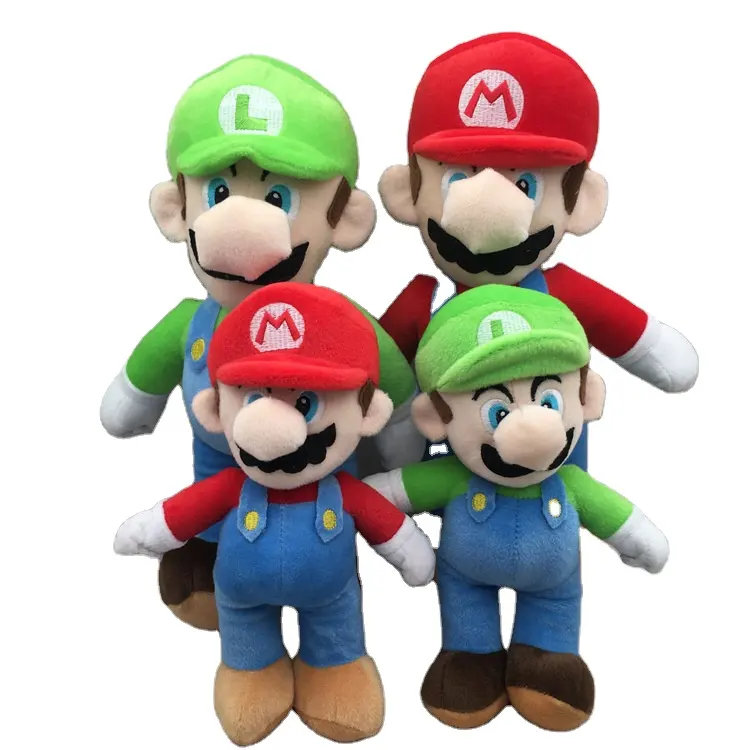 เกมแอ็คชั่นการ์ตูน Super Mario Plush Mario Bros. ของขวัญคริสต์มาสสำหรับเด็ก