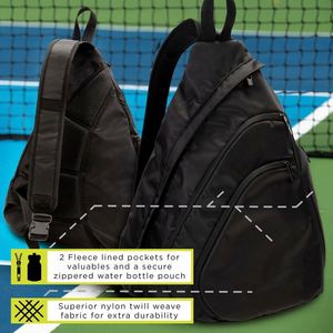 Échantillon Gratuit : Sac de Pickleball Triangulaire en Polyester Tendance pour Hommes et Femmes - Product Image 3