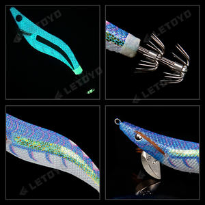 LETOYO ส่องสว่างปลาหมึกจิ๊ก 9.5g 15.5g 19.5g นําเข้าผ้า <span class=keywords><strong>Duel</strong></span> ปลาหมึกจิ๊กแบบพกพาเรืองแสงปลาหมึกจิ๊กเหยื่อ - Product Image 3