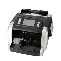 Compteur de billets HL-P86 à chargement arrière, 2 CIS, qualité professionnelle, vitesse de 1000 pièces/min, trémie de 500 pièces, tri automatique, impression, détection UV/IR/MG