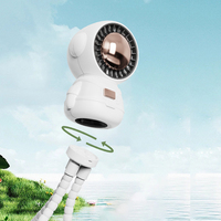 Offre Spéciale en stock bébé poussette clip ventilateur petit mignon belle astronaute portable muet mini rechargeable ventilateur turbo portable