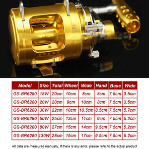 Moulinets de pêche en mer pour gros poissons Topline 15W-130W 30-80LB, 2 vitesses, pêche en eau salée, pêche en mer profonde, <span class=keywords><strong>moulinet</strong></span> de traîne pour <span class=keywords><strong>thon</strong></span> - Product Image 2