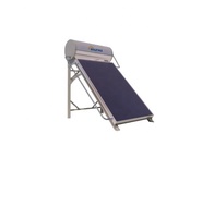 Chauffe-eau solaire à plaque plate 120L avec réservoir émaillé, montage multi-angle adaptable, pressurisé 0,6 MPa, pour extérieur, économie d'énergie