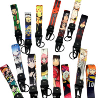 Mixte Anime 200 Designs Logo Cuir Aigle Bec Porte-clés Accessoires DBZ Luffy Bleach Moto Aigle Bec Poignet Porte-clés