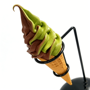 17cm Premium Eco-Friendly Foam Matcha Chocolate Original <b>Waffle</b> <b>Cone</b> Plastic Fake Food Mode Soft Serve Show Dessert Cafe Photo - Product Image 3