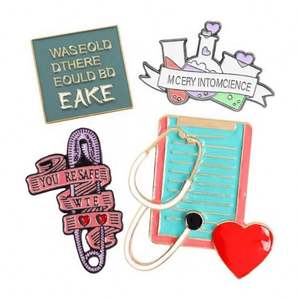 Wholesale Badge Maker Gold Plated Customized Cute Enamel <b>Pins</b> Metal Emblem Custom Logo Enamel <b>Lapel</b> <b>Pins</b> for <b>Suit</b> Men - Product Image 2