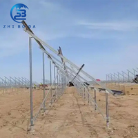 Coût des panneaux solaires montés au sol, système de support en zinc, magnésium et aluminium pour équipement solaire extérieur haut de gamme