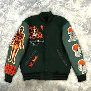 <span class=keywords><strong>Veste</strong></span> de <span class=keywords><strong>baseball</strong></span> décontractée en coton de haute qualité pour homme, style universitaire, avec logo brodé <span class=keywords><strong>personnalisable</strong></span>, faible MOQ, fermeture éclair - Product Image 2