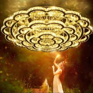 Zeal Lighting Lámpara de techo de cristal moderna nórdica de lujo para sala de estar de alta calidad - Product Image 6