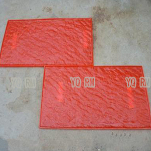 GOINYON Venta de Fábrica con MOQ Bajo, Tapete de Goma Personalizado para Estampado de Concreto, Moldes de Goma con Textura de Imitación Piedra/Ladrillo/<span class=keywords><strong>Madera</strong></span>, Grosor de 15-25mm para - Product Image 4