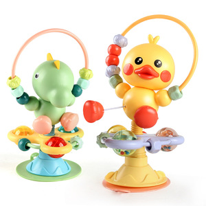 Hochets apaisants <span class=keywords><strong>de</strong></span> dessin animé pour bébé jouets effets sonores amusants <span class=keywords><strong>table</strong></span> à manger <span class=keywords><strong>ventouse</strong></span> jouets éducatifs pour l'éducation précoce - Product Image 3