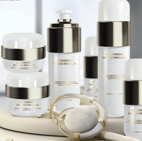 Pots en verre cosmétiques de luxe premium 30g 50g 30ml 50ml 100ml 120ml pour crème visage, crème contour des yeux, avec logo personnalisé et capuchon pour soins personnels