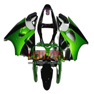 جسم حقن لكاواساكي نينجا ZX 6R لمعان أخضر وzx636 ZX6R 00 02 37No. فافة 600CC