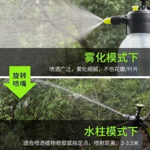 Pulvérisateur à pompe 2L avec buse réglable, outil d'arrosage manuel pour le jardin, pour l'entretien des plantes et l'utilisation en extérieur - Product Image 1