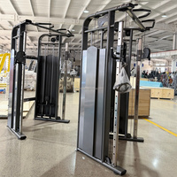 Équipement de musculation de haute qualité, machine d'entraînement fonctionnel à double colonne de poids et croisement de câbles pour entraînement complet du corps