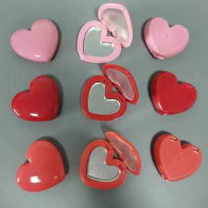 Y031 1.4g INS 2025 Mini Caja de Lápiz Labial con Forma de Corazón de Durazno, Linda y en Oferta, con Espejo, Plástico ABS, Caja de Muestra Pequeña para Cosméticos - Product Image 1