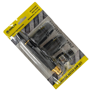 <span class=keywords><strong>Pistolet</strong></span> d'<span class=keywords><strong>arrosage</strong></span> haute pression pour jardin, ensemble de 4 buses réglables en alliage pour tuyau, idéal pour le lavage de voiture - Product Image 4
