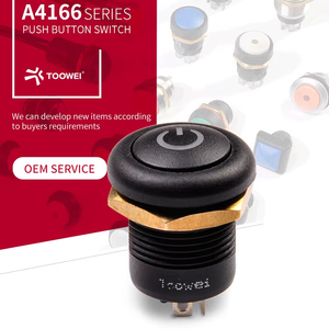 Toowei nhà sản xuất Bán buôn giá biểu tượng quyền lực chiếu sáng push button chuyển - Product Image 1