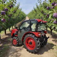 Tracteur agricole DONOL 70HP 4WD avec cabine climatisée et moteur diesel LAIDONG pour utilisation agricole
