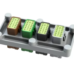 Connecteur mâle Amphenol AT04-48P-B016RD 48 voies, 4x12 pôles, clé A B C D, à bride scellée, diamètre réduit - Product Image 1