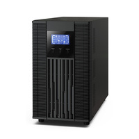 Onduleur monophasé haute fréquence en ligne 3 kVA 120/240 V à onde sinusoïdale pure pour serveurs informatiques et racks réseau, 93 % d'efficacité élevée