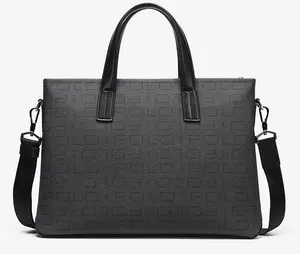 Custom Man Business Laptop Tote Briefcase Bag For 14inch Laptop