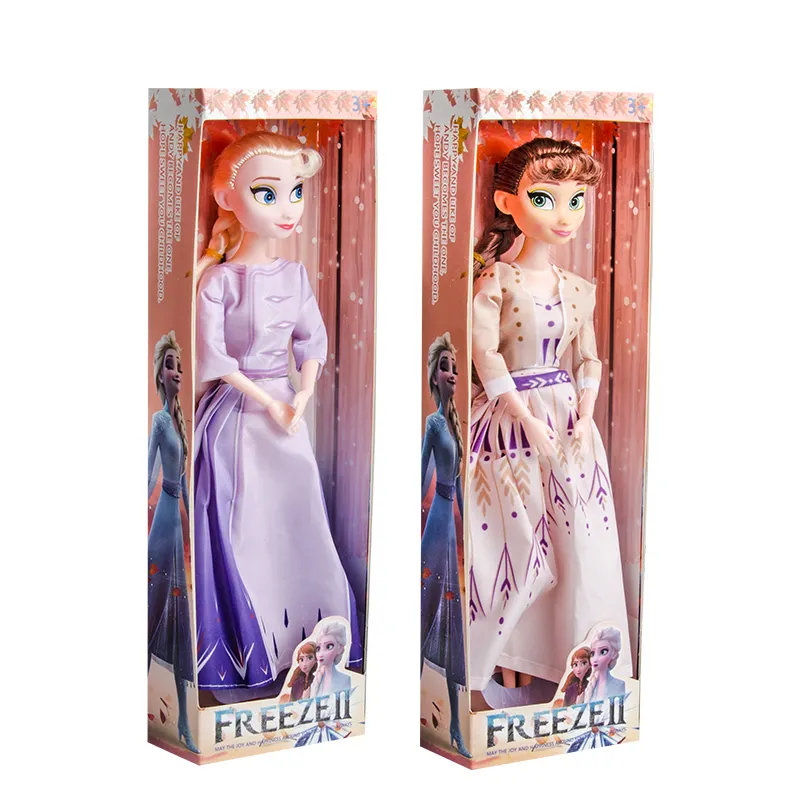 Hot Movie Princess Doll Elsa Anna PVC Dolls 11.5 inch Fro-zen Gift Toys for girls