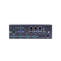 Caja de Ordenador Industrial IPC con 3 Puertos Gigabit LAN, 6 Puertos COM, Controlador Integrado Sin Ventilador con Watchdog para Sistema MES, Monitoreo SCADA